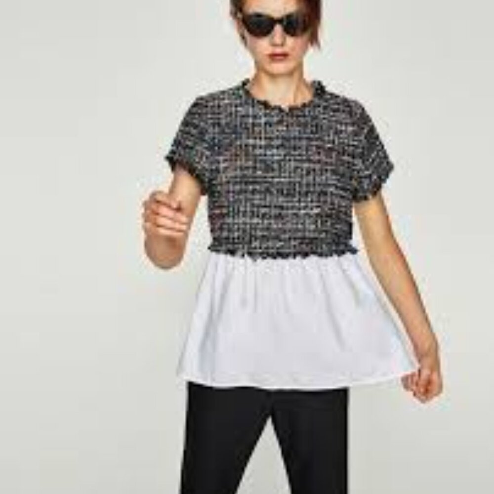 Zara Basic Top l - image 8